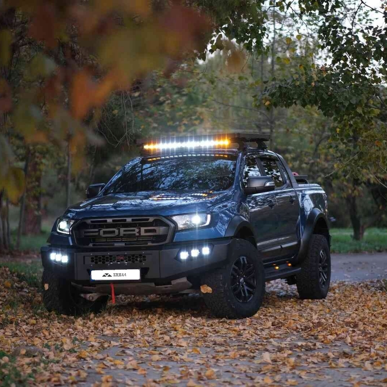Zderzak przedni z płytą pod wyciągarkę Ford Ranger 15-22