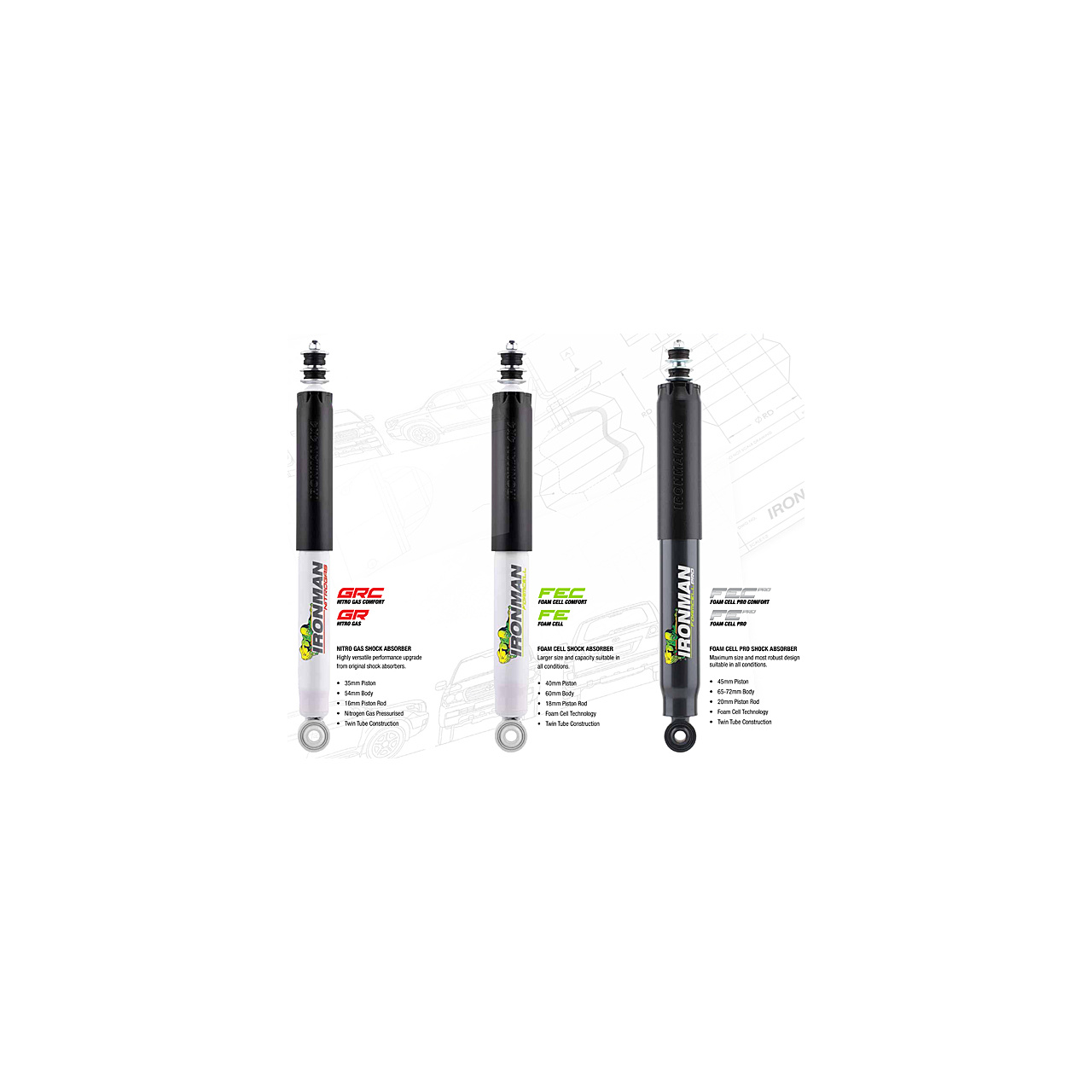 Zawieszenie Ironman do TOYOTA LC150 (od 2009) LIFT 45mm