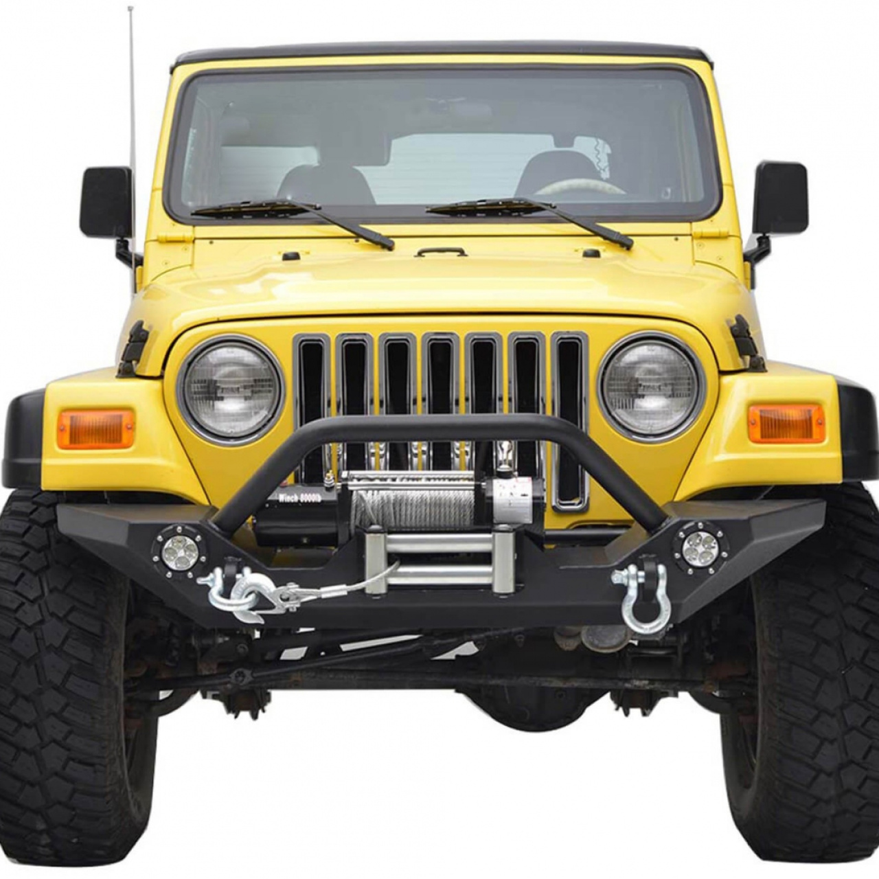  ZDERZAK PRZEDNI Z LED ASPEN PAROMOUNT AUYOMOTIVEJEEP WRANGLER YJ/TJ 87-06