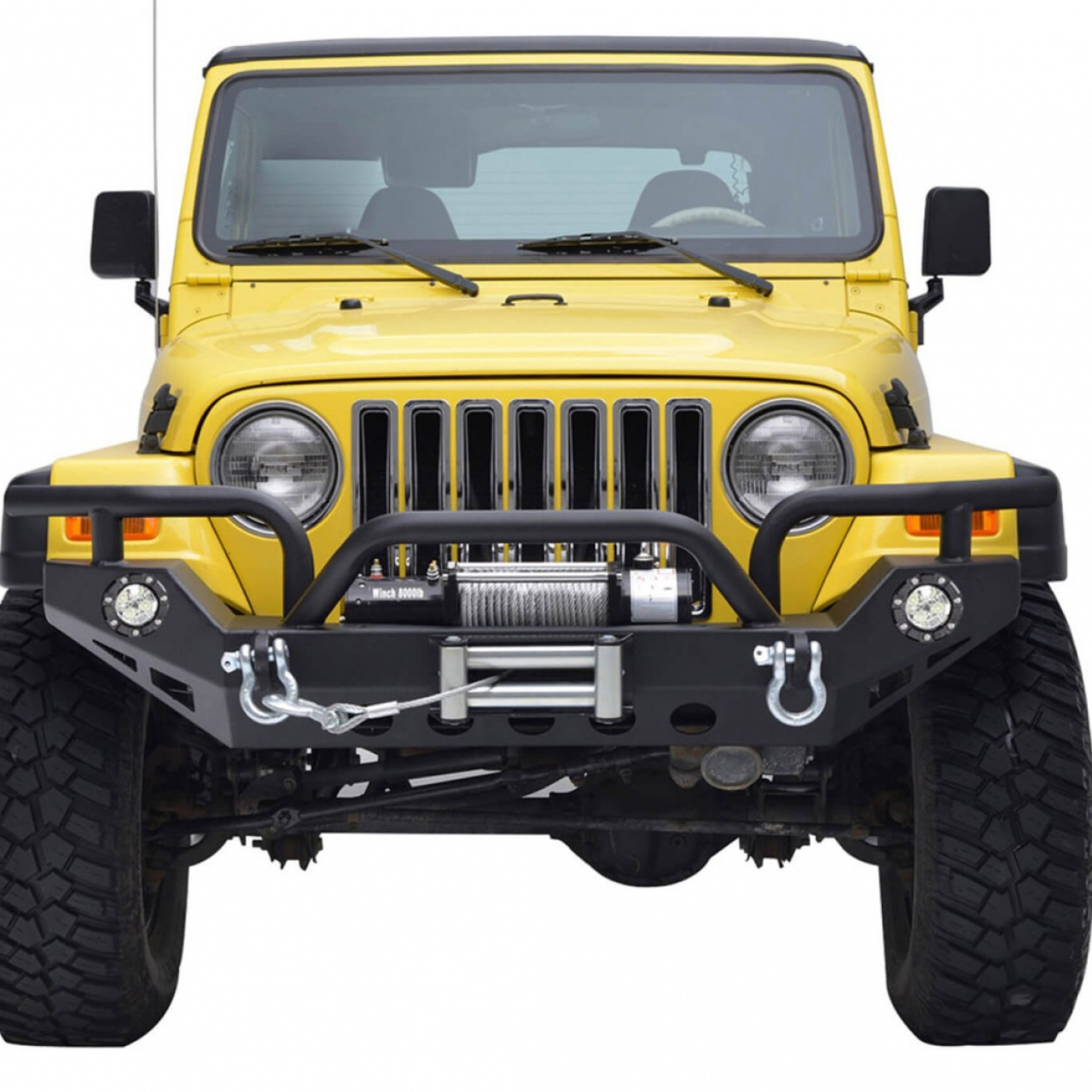  ZDERZAK PRZEDNI Z LED HUNTER PAROMOUNT AUYOMOTIVEJEEP WRANGLER YJ/TJ 87-06