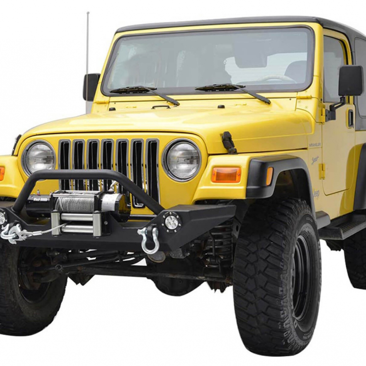  ZDERZAK PRZEDNI Z LED HUNTER PAROMOUNT AUYOMOTIVEJEEP WRANGLER YJ/TJ 87-06