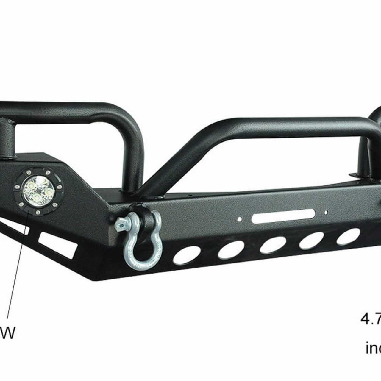  ZDERZAK PRZEDNI Z LED HUNTER PAROMOUNT AUYOMOTIVEJEEP WRANGLER YJ/TJ 87-06