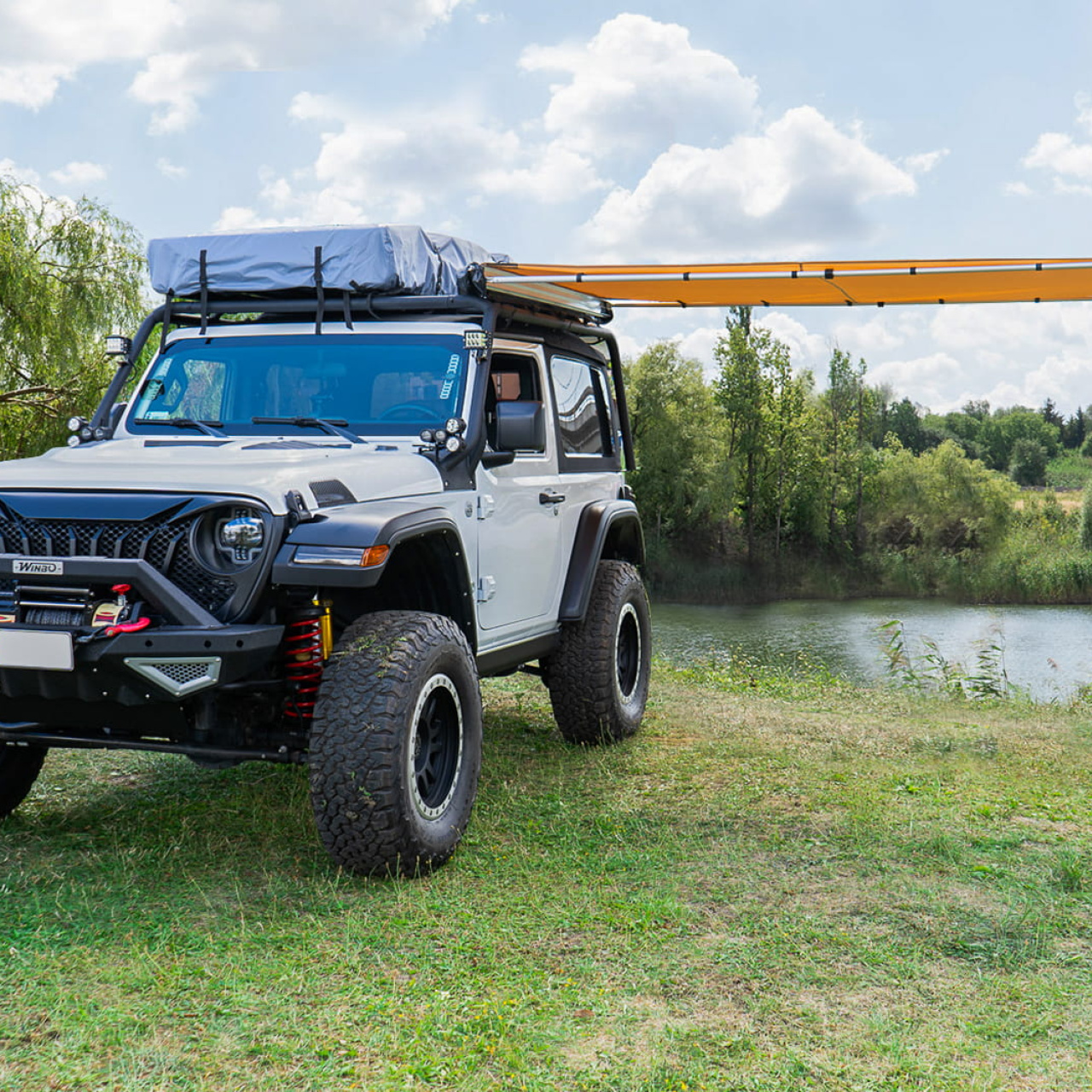 Tutystyczna markiza przeciwsłoneczna 3,5m x 2,5m