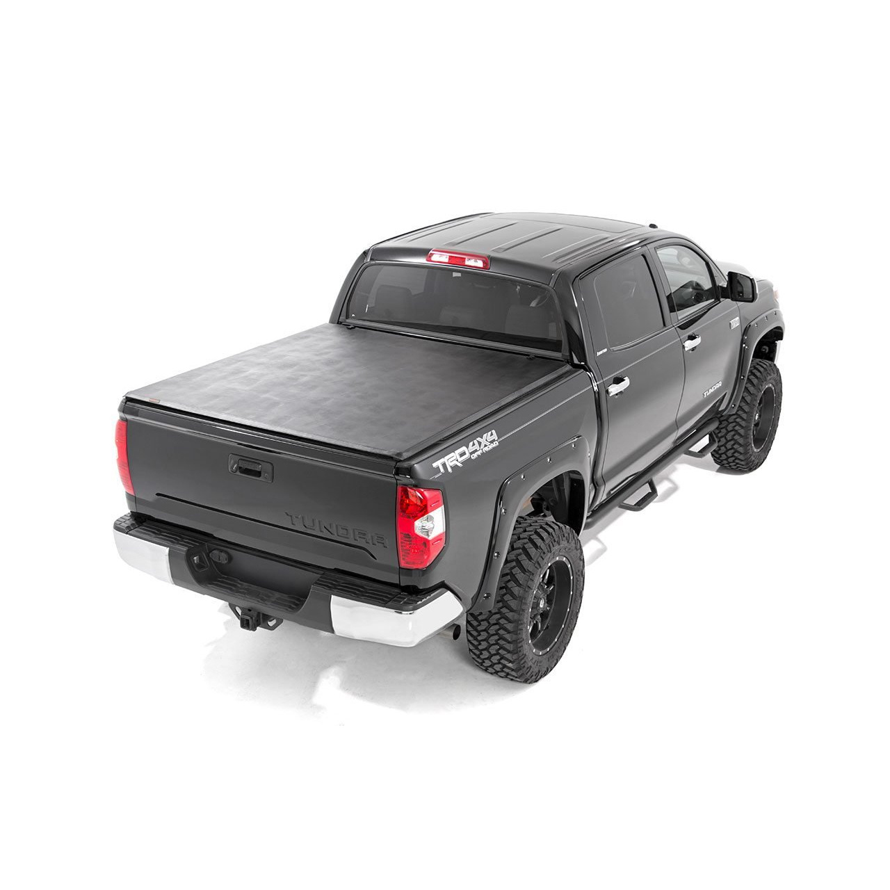 Miękka pokrywa skrzyni 5' 5" z systemem zarządzania ładunkiem Tri-Fold Rough Country - Toyota Tundra 07-