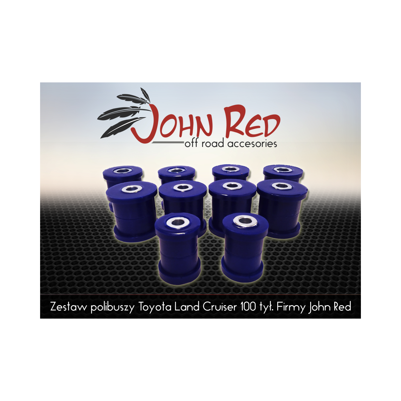 Zestaw polibuszy Toyota Land Cruiser 100 tył. firmy John Red