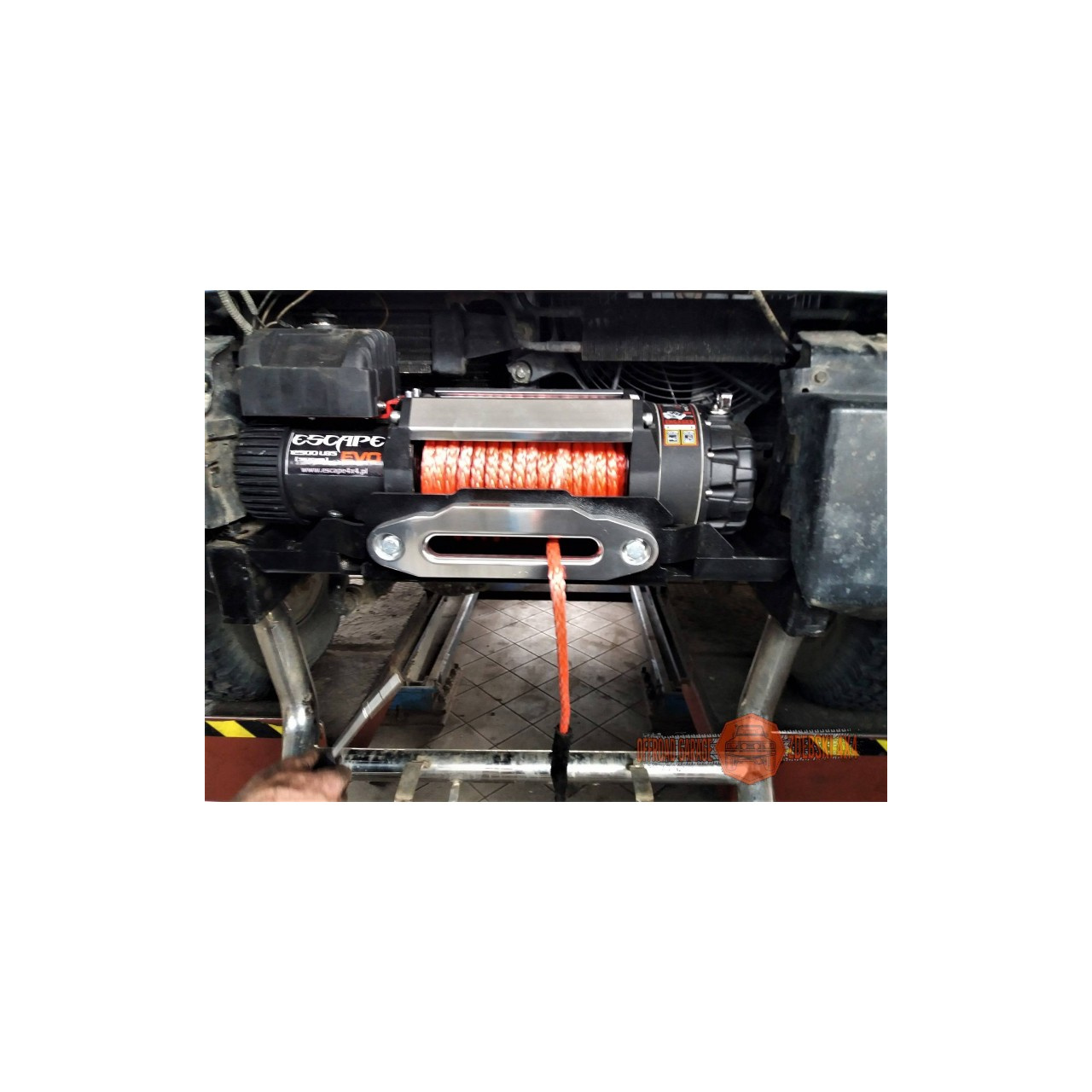 Nissaan Patrol Y61 1998-2004 płyta montażowa wyciągarki