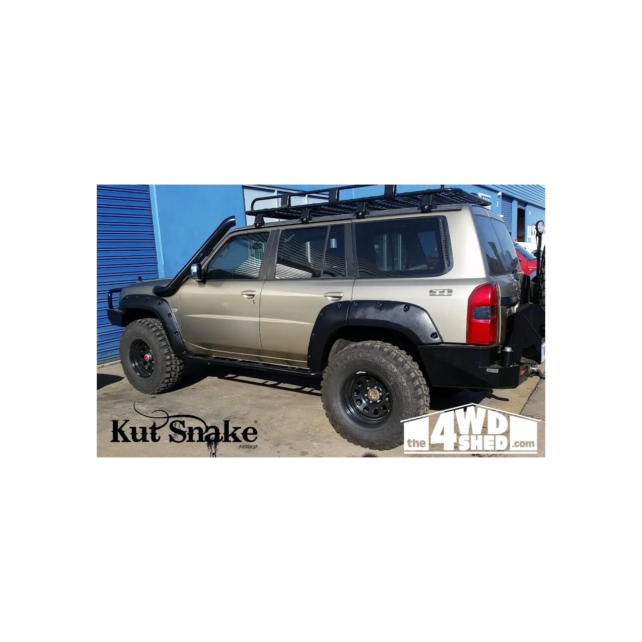 Poszerzenia błotników Nissan Patrol Y61 5D GU4 2005- szerokość 70mm