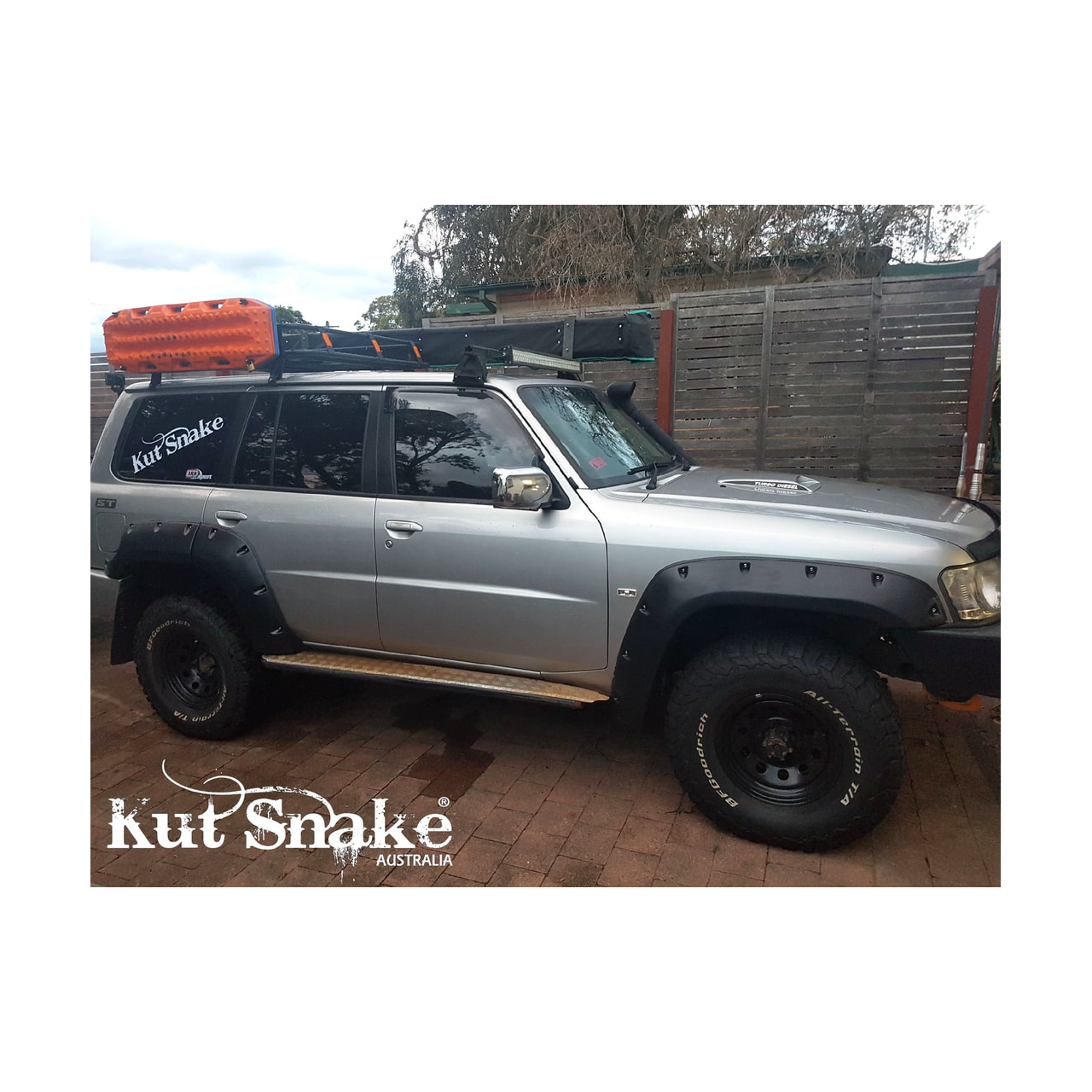 Poszerzenia błotników Nissan Patrol Y61 5D GU4 2005- szerokość 70mm