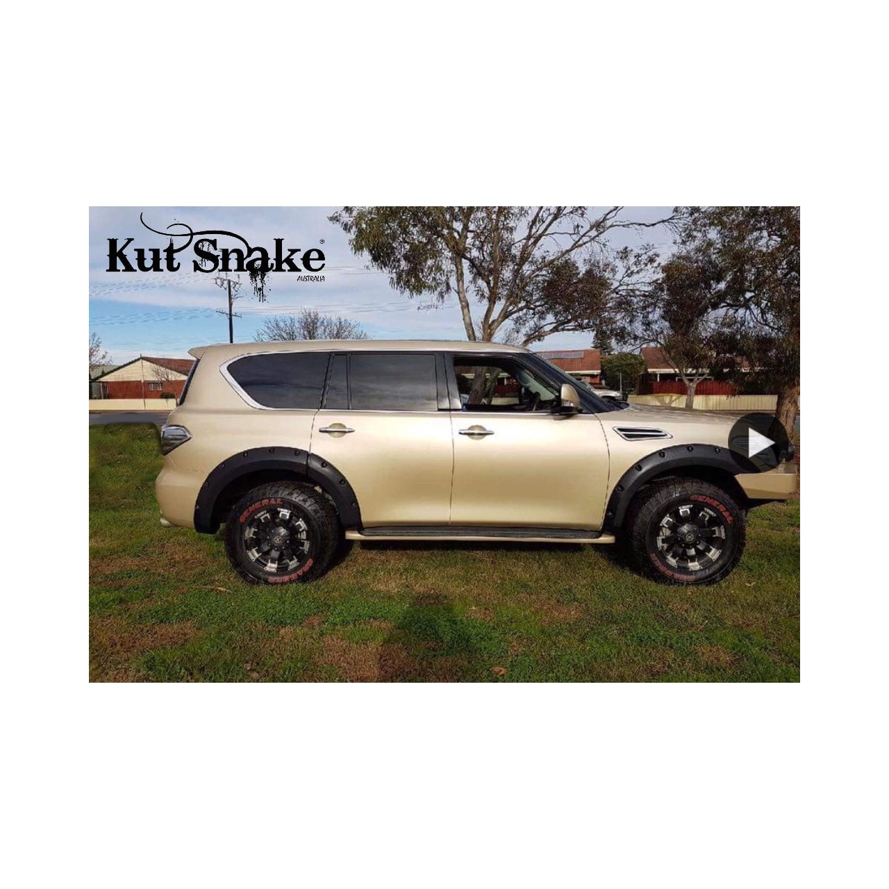 Poszerzenia błotników Nissan Patrol Y62 - szerokość 60mm