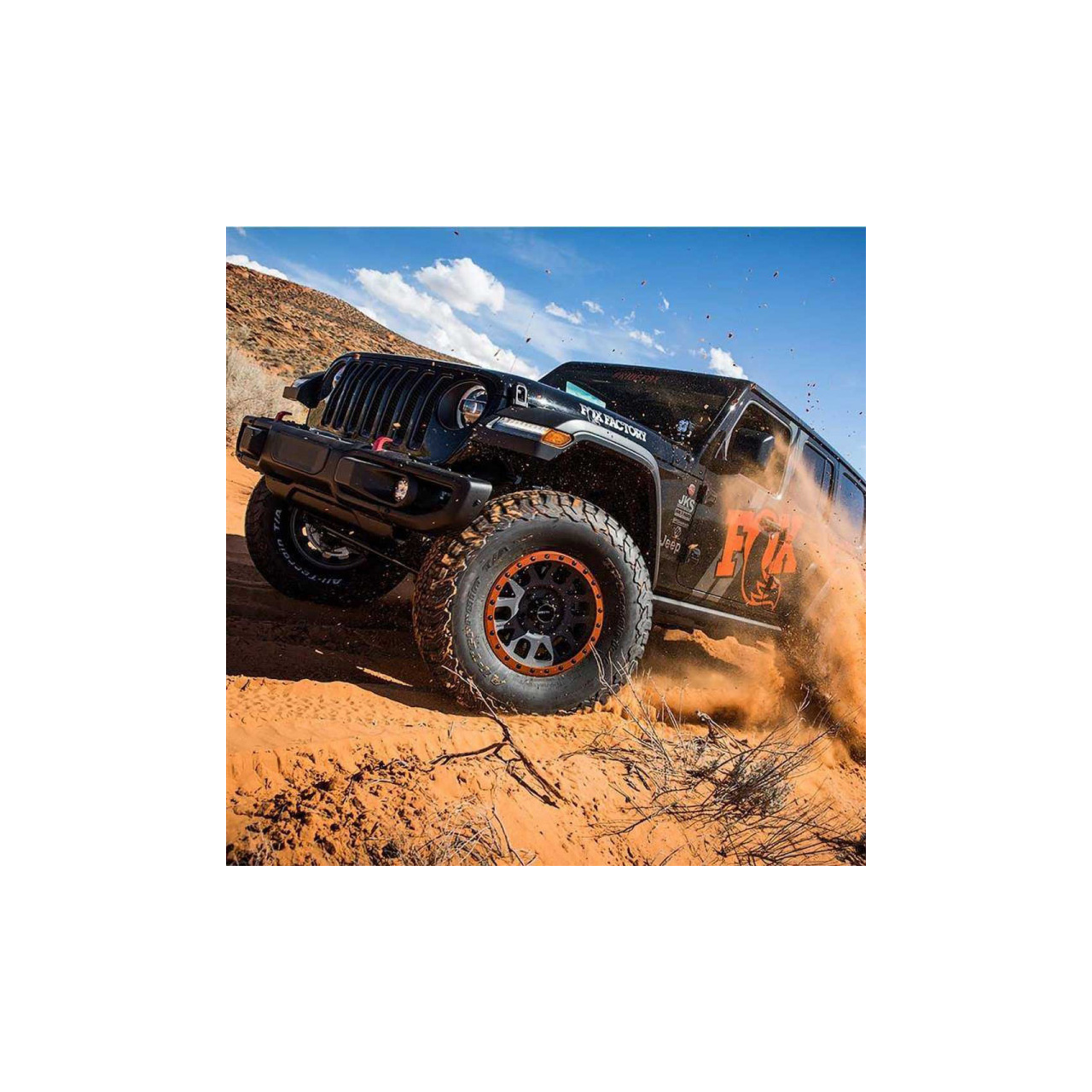 Amortyzator gazowy tył Fox Performance 2.0 Reservoir Lift 2-3" Wrangler JL 2018+