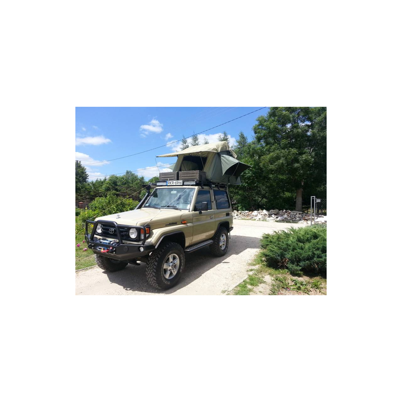 Bagażnik dachowy Toyota HZJ 71 bez siatki