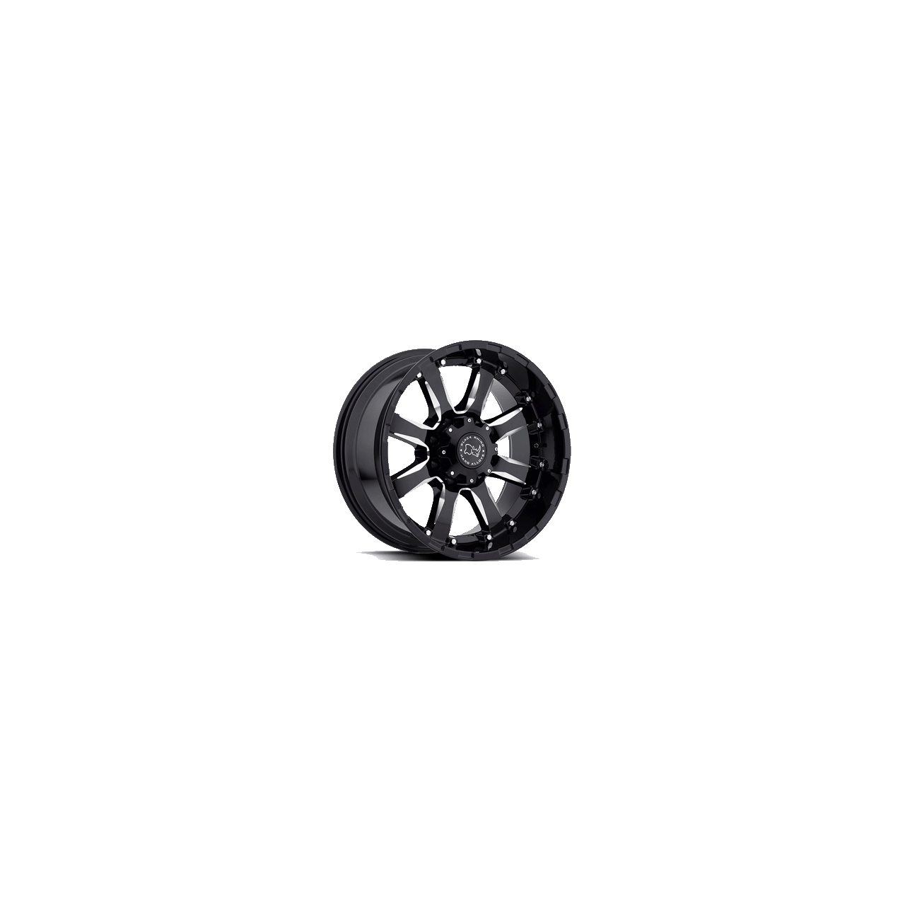 Felga aluminiowa Black Rhino Sierra Gloss Black Milled Spokes 9x17 6x139,7 ET12 - Nissan, Toyota, Mitsubishi