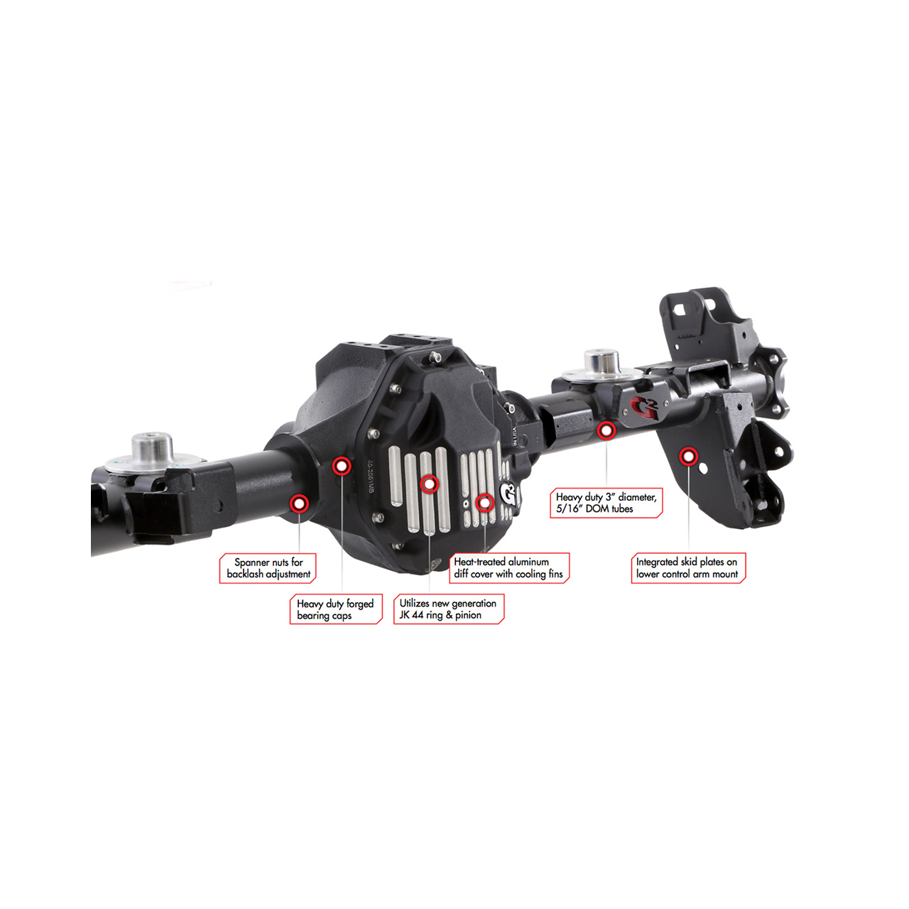 Kompletny Most Przedni Core 44 przełożenie 4.88 z blokadą dyferencjału ARB - Jeep Wrangler JK