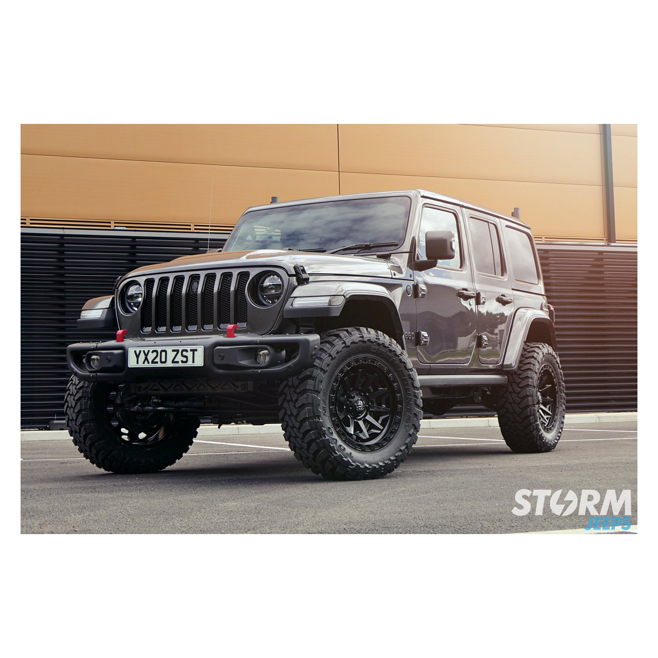Felga aluminiowa 9x18'' 5x127 ET-12 Fuel Covert Bronze Jeep Wrangler