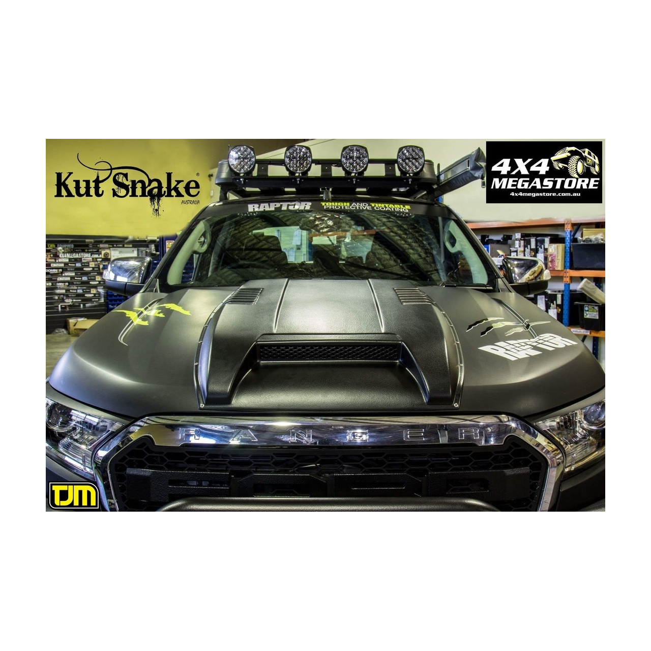 Osłona tuning maski przód Ford Ranger PX 2011-