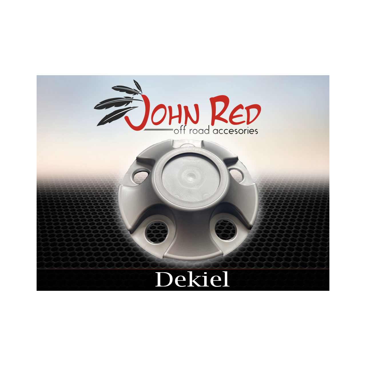 Komplet 4 sztuk dekieleków czarnych do felg o rozstawie 5x127 pod nakrętki