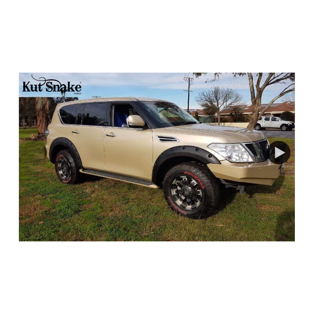 Poszerzenia błotników Nissan Patrol Y62 - szerokość 60mm