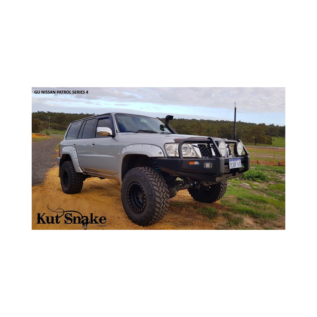 Poszerzenia błotników Nissan Patrol Y61 5D GU4 2005- szerokość 70mm