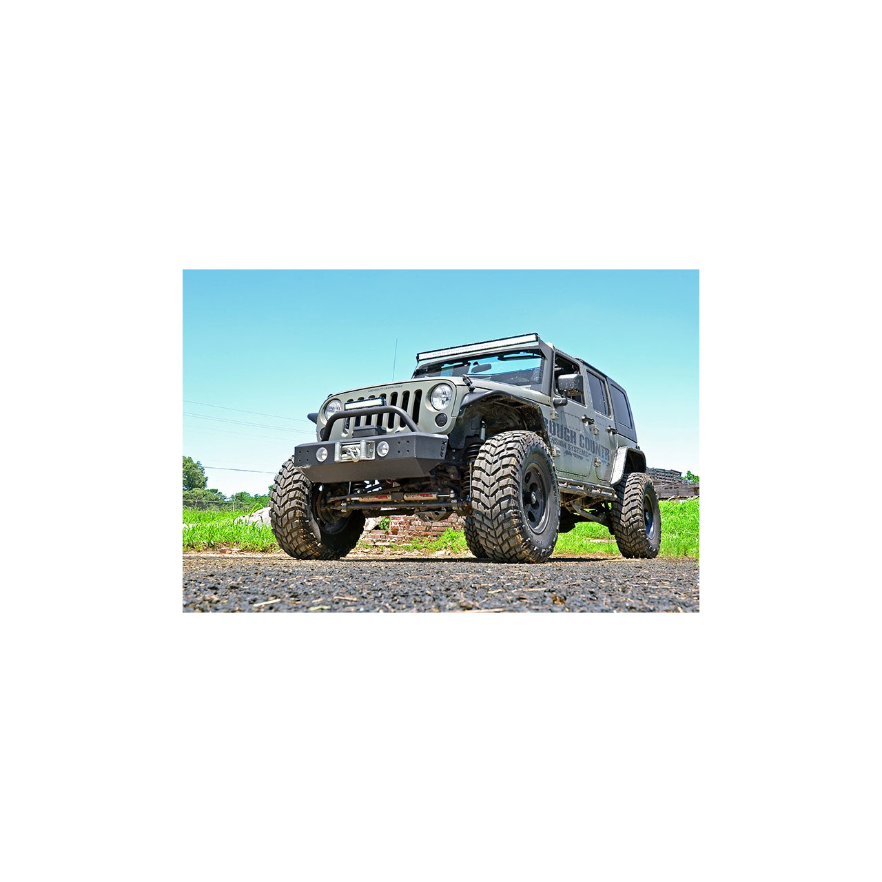 Mocowanie listwy LED do dachu Rough Country - Jeep Wrangler JK