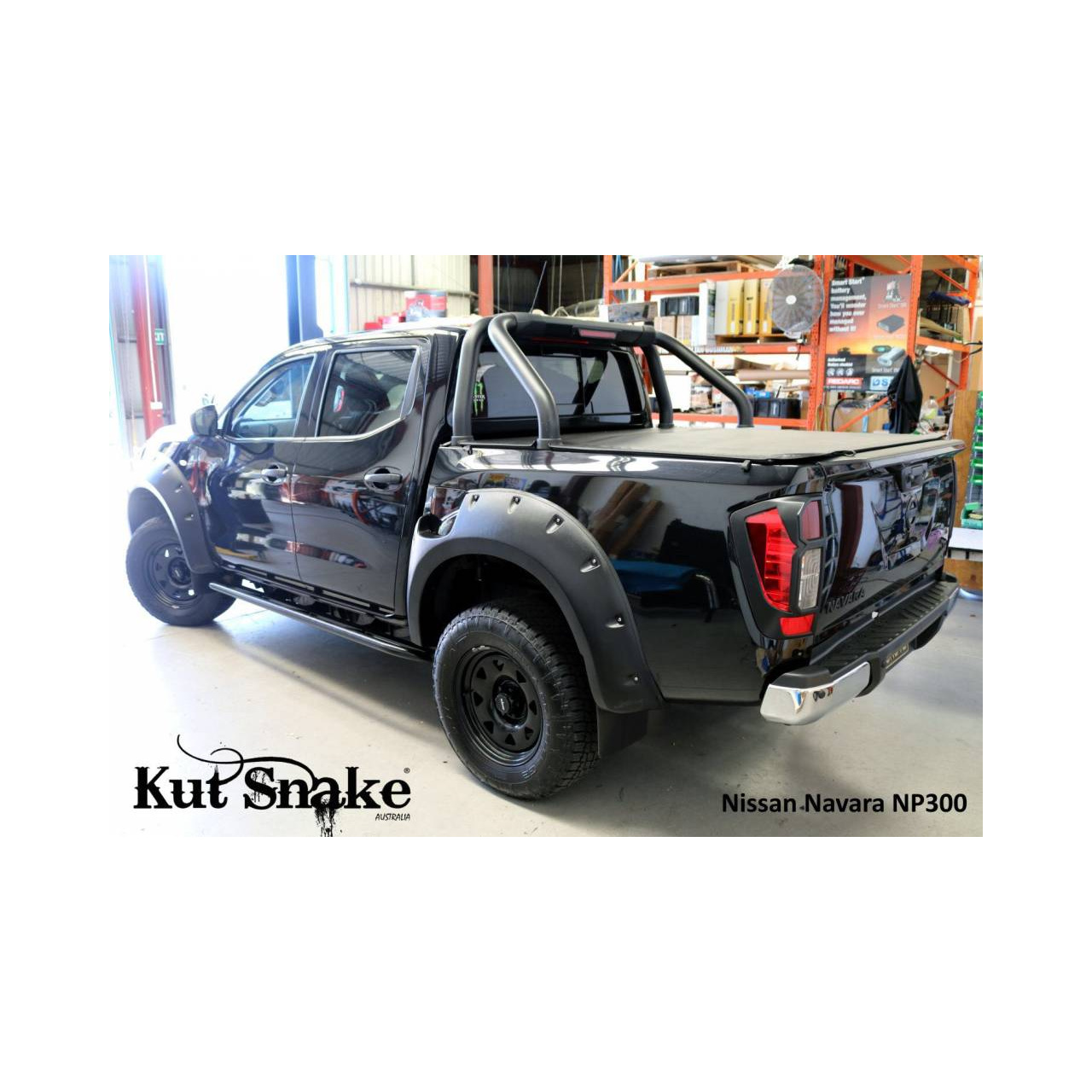 Poszerzenia błotników monster Nissan D23 Navara NP300 - szerokość 85mm AD-blue