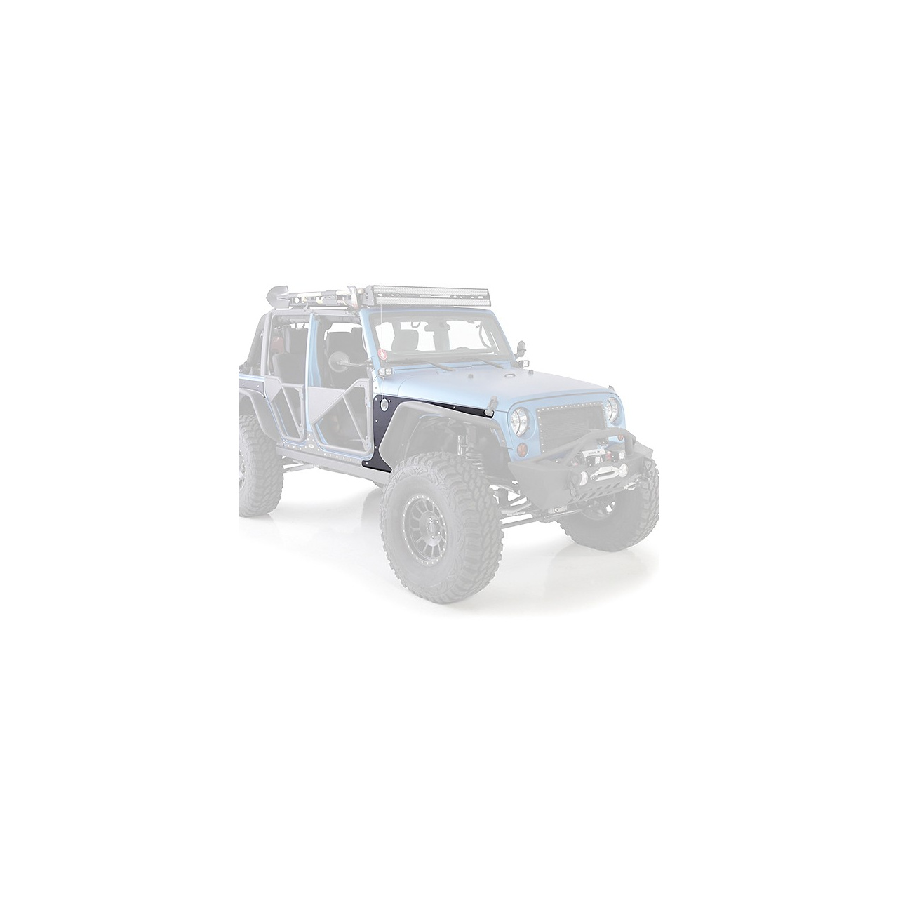 Osłony stalowe błotników przednich SMITTYBILT XRC - Jeep JK