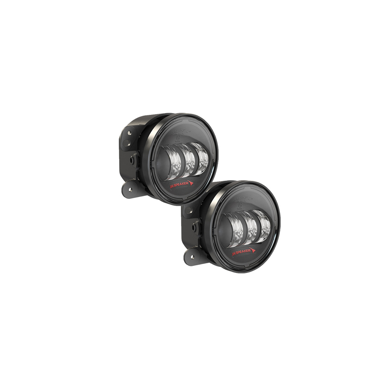 Halogeny przeciwmgielne w zderzak przednie JW Speaker 6145 J2 Czarne - Jeep Wrangler JK