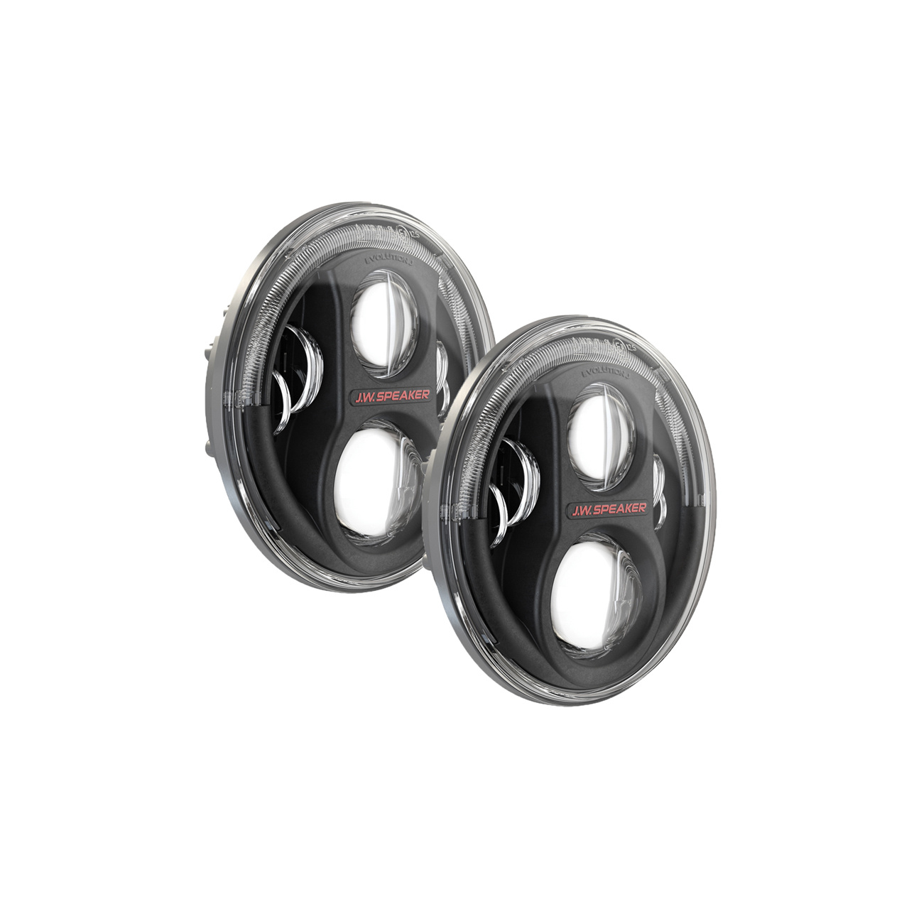 Reflektory przednie LED JW Speaker 8700 Evolution J2 Czarne - Jeep Wrangler JK