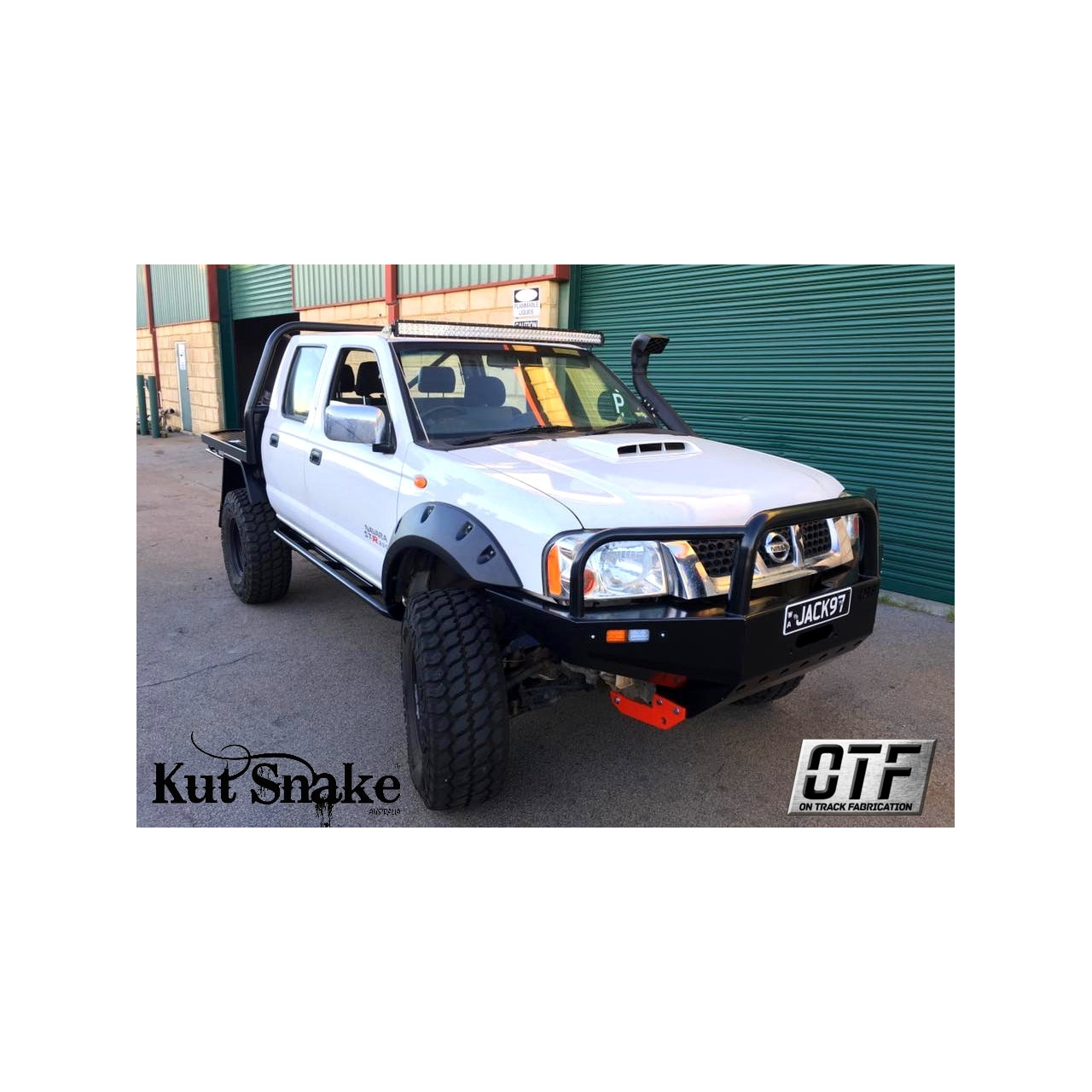 Poszerzenia błotników Kut Snake Nissan Navara D22 - szerokość 80mm