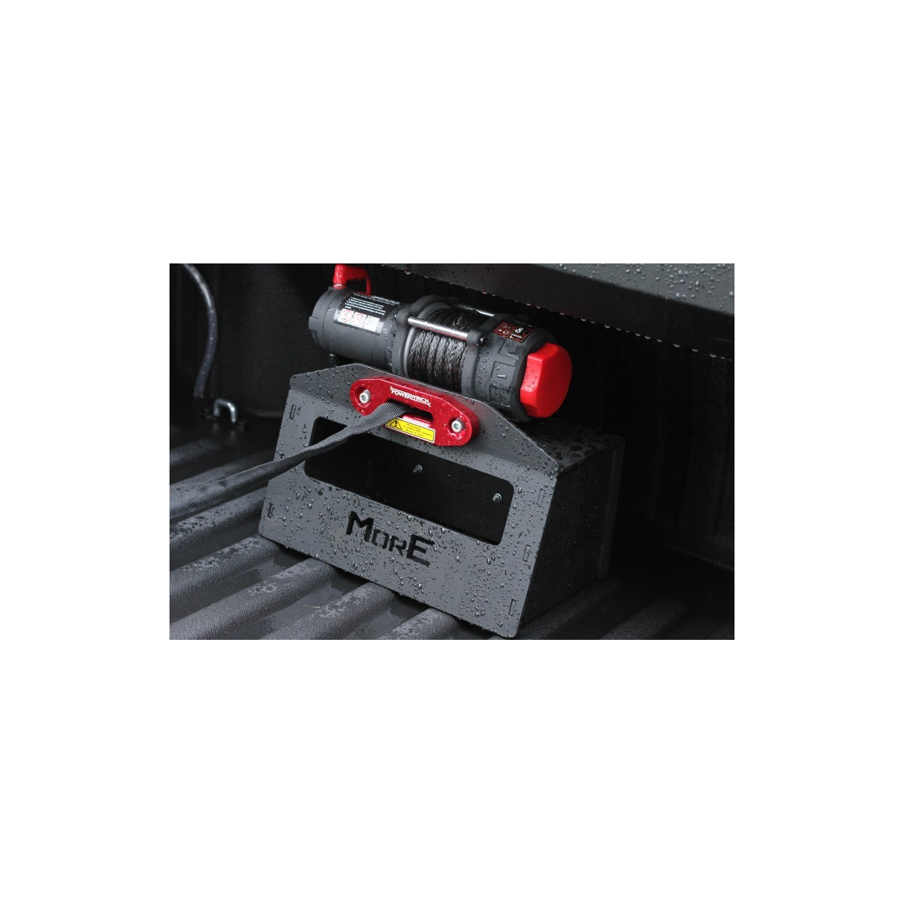 Płyta pod wyciągarkę na pakę pick up średnia