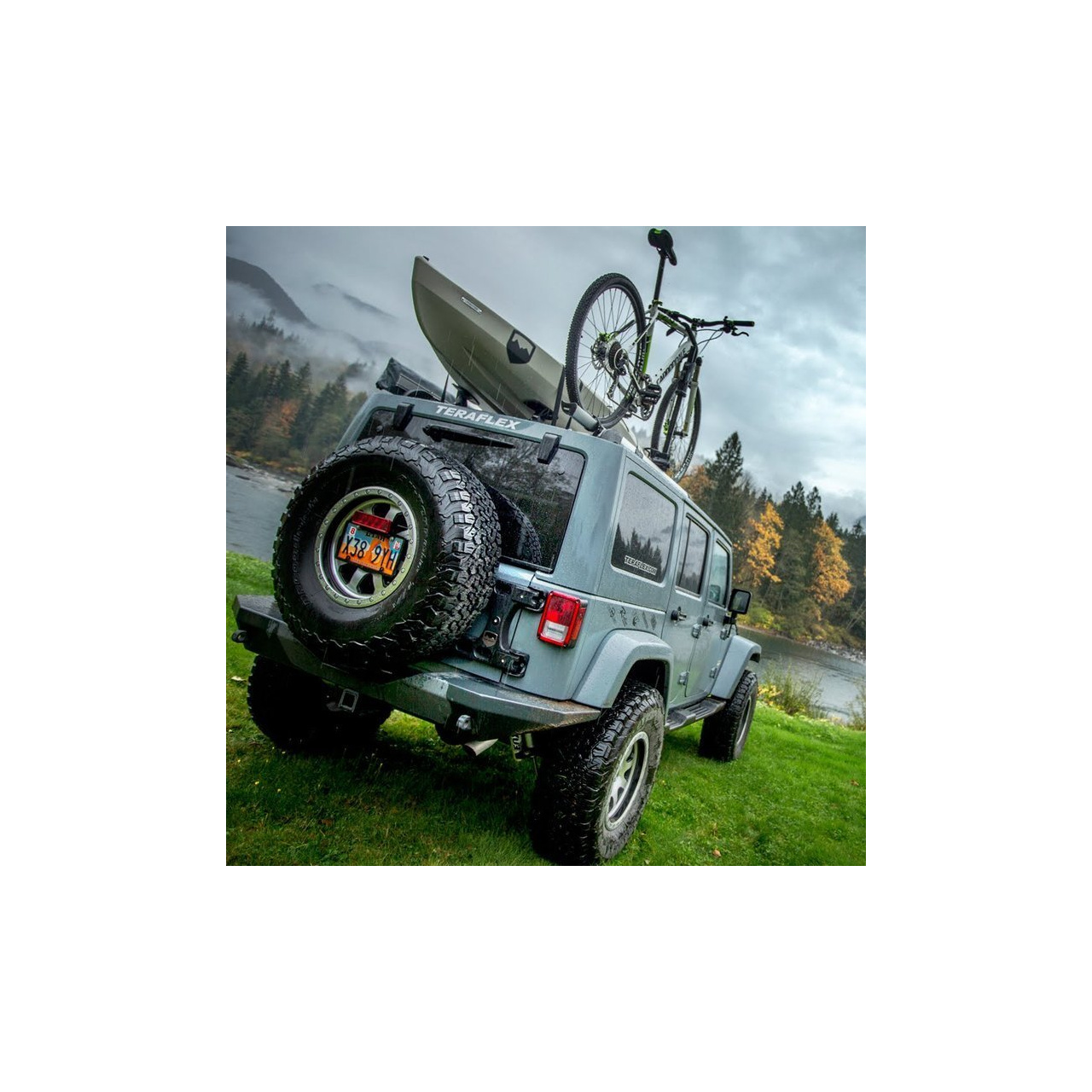 JEEP WRANGLER JL 2018+ Wzmocnione mocowanie koła zapasowego TeraFlex Alpha HD