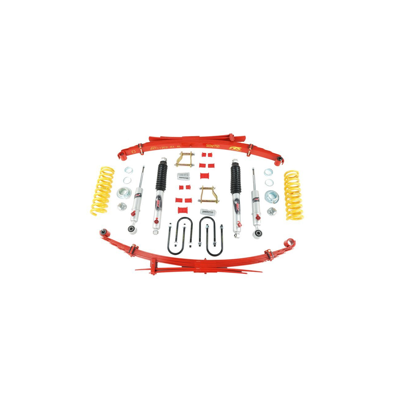 Zestaw zawieszenia lift 2" Red Springs - Ford Ranger PXII 15-18