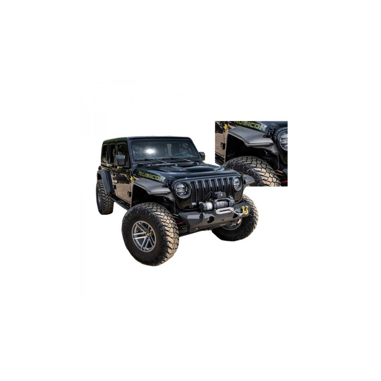 Poszerzenia błotników przód i tył Bushwacker HyperForm Wrangler JL 2018+