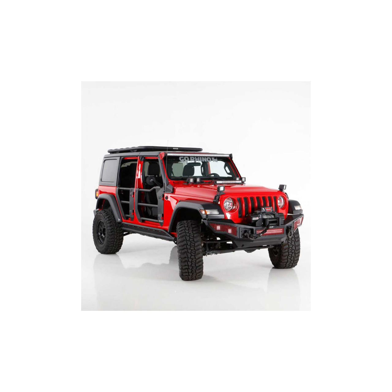 JEEP WRANGLER JL 2018+ 4D ORUROWANIE PROGI BOCZNE Go Rhino