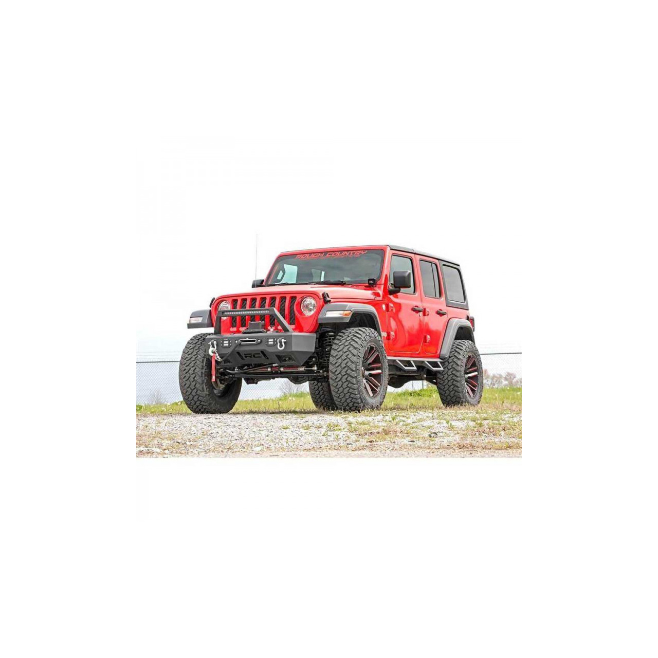 Progi, Stopnie Rough Country Drop Steps - Jeep Wrangler JL 4-Drzwi