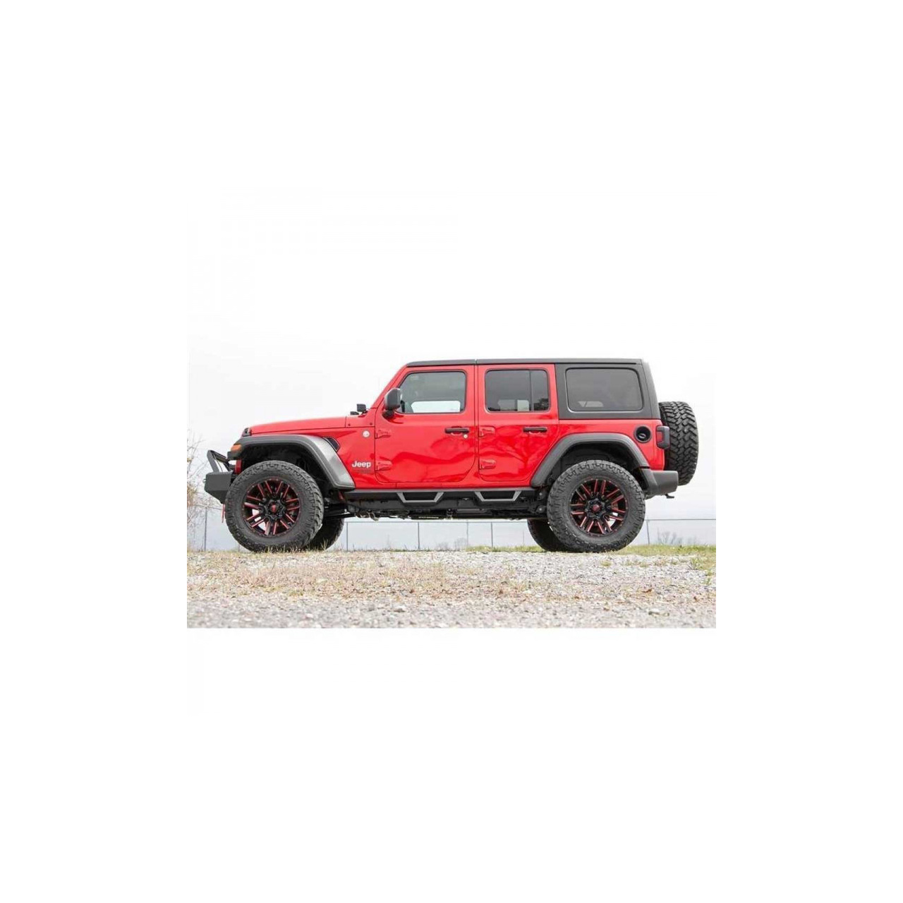 Progi, Stopnie Rough Country Drop Steps - Jeep Wrangler JL 4-Drzwi