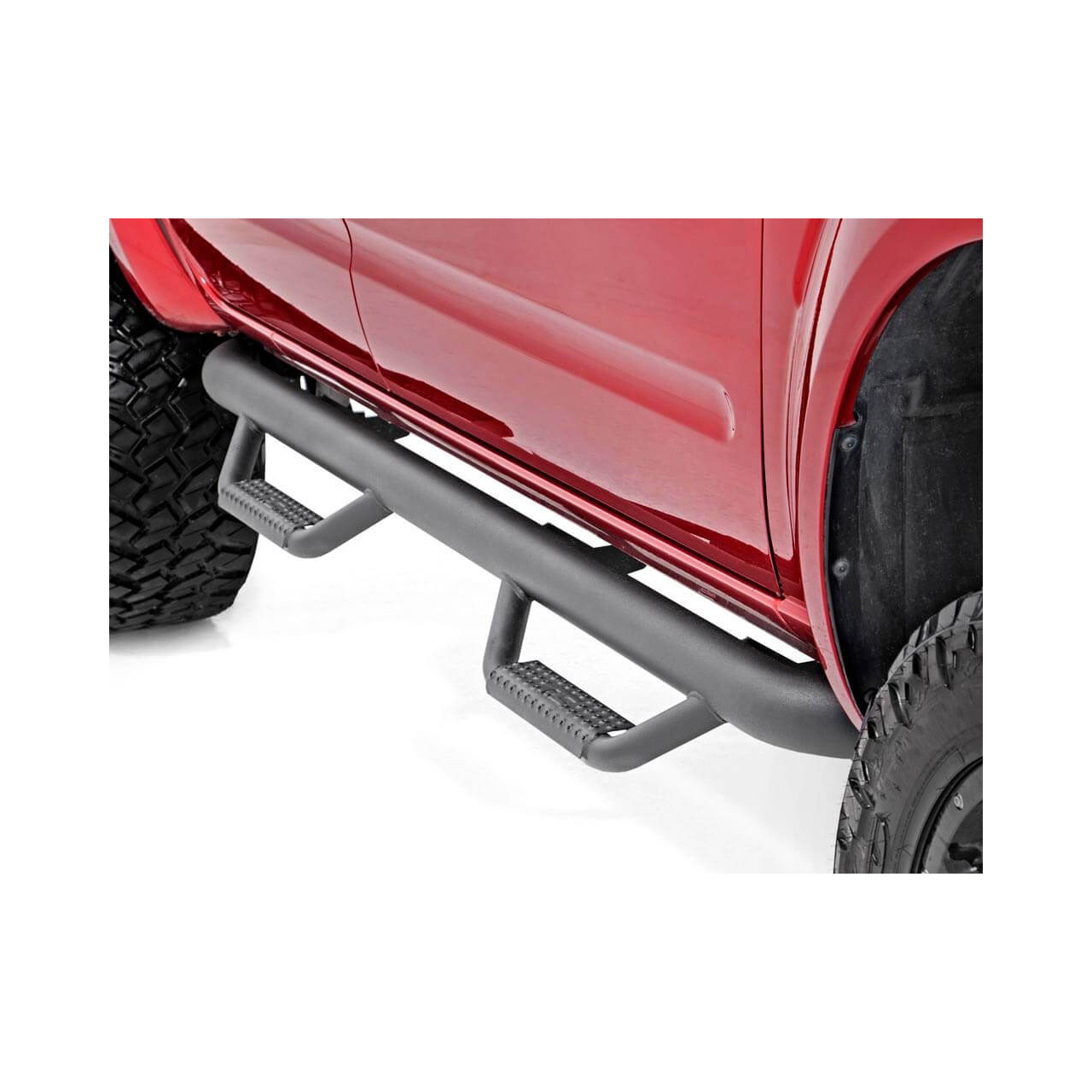 Progi, stopnie Rough Country Step - Nissan Navara 05-18 Crew Cab