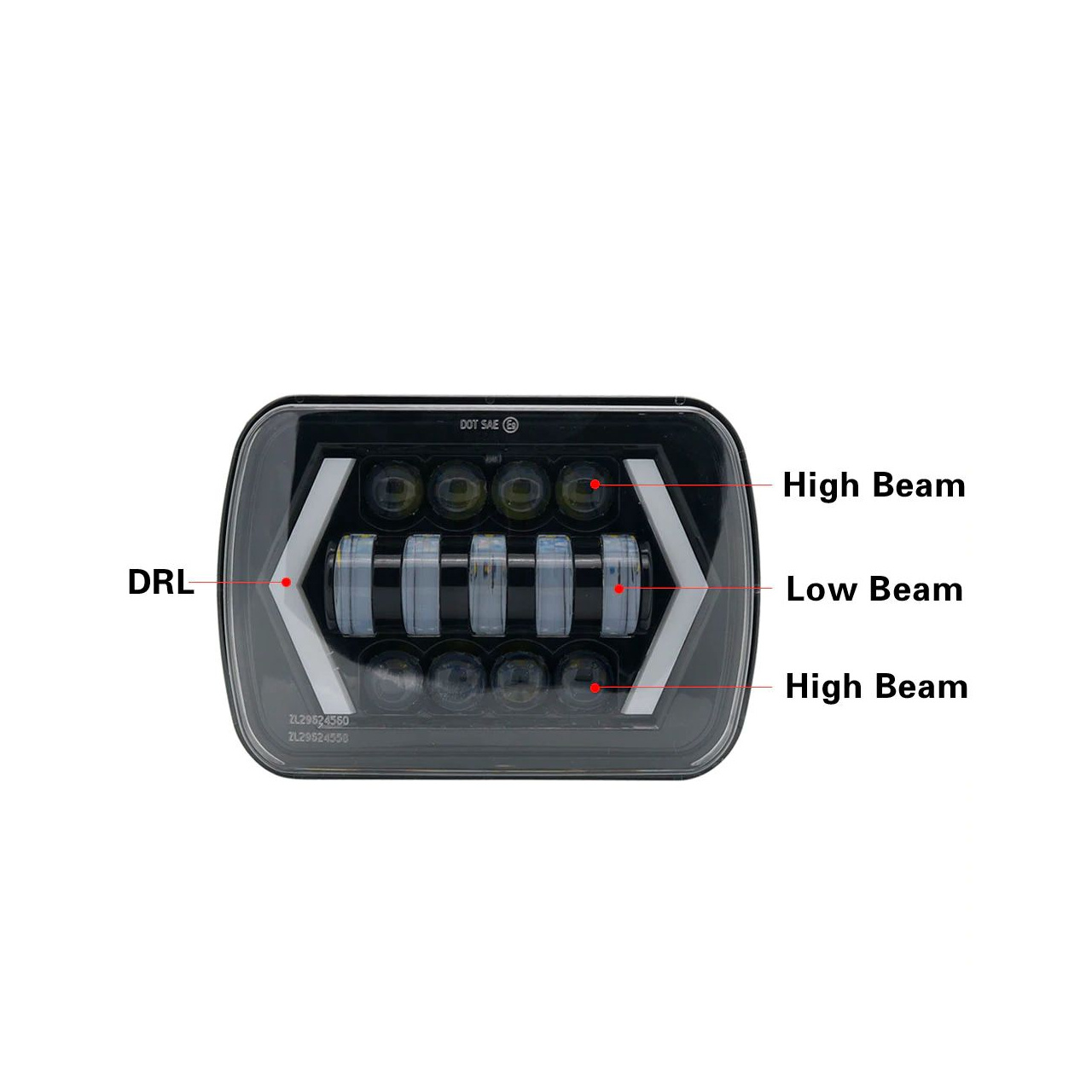 Lampy przednie LED Jeep Cherokee XJ Wrangler YJ