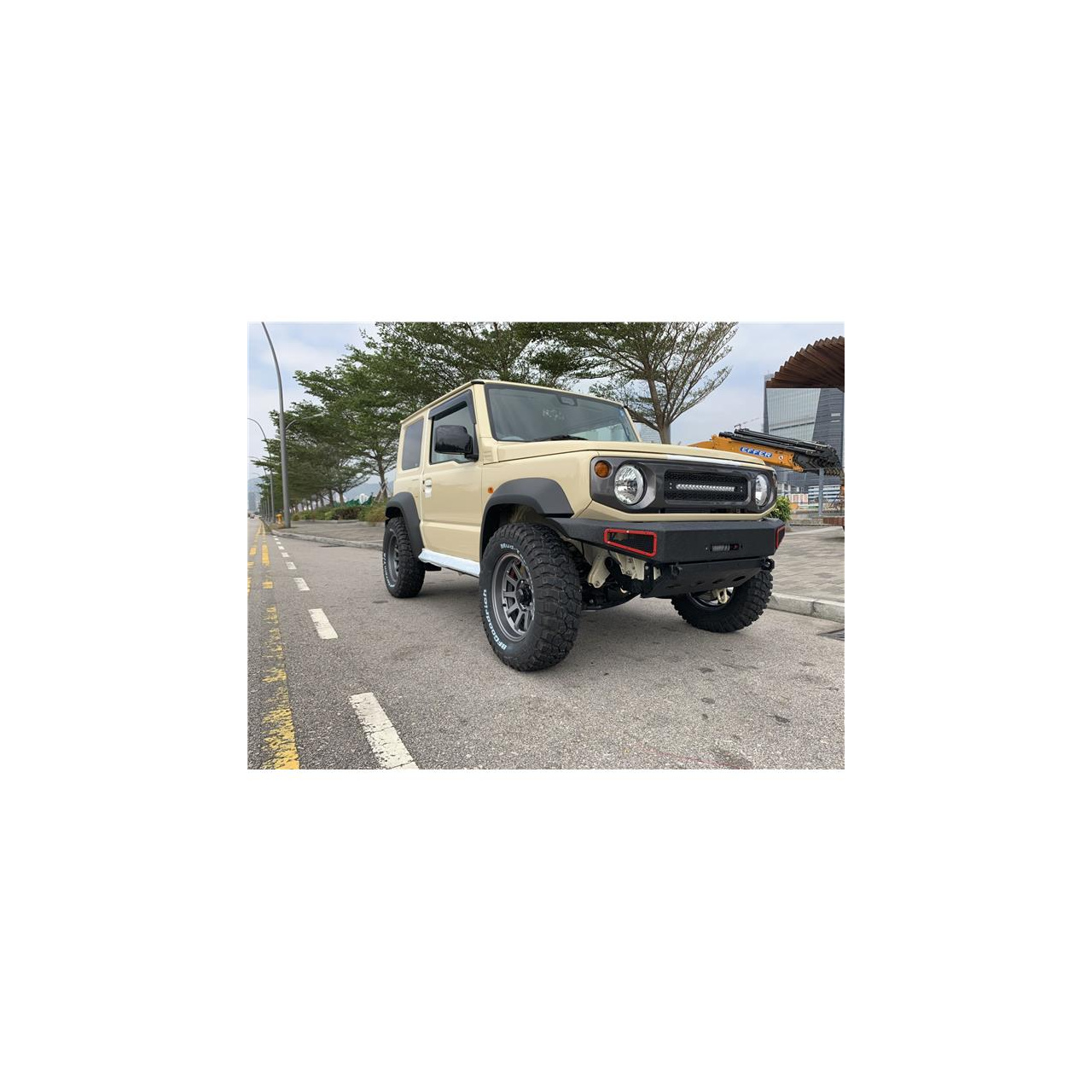 ZDERZAK PRZEDNI STALOWY SUZUKI JIMNY 2017+