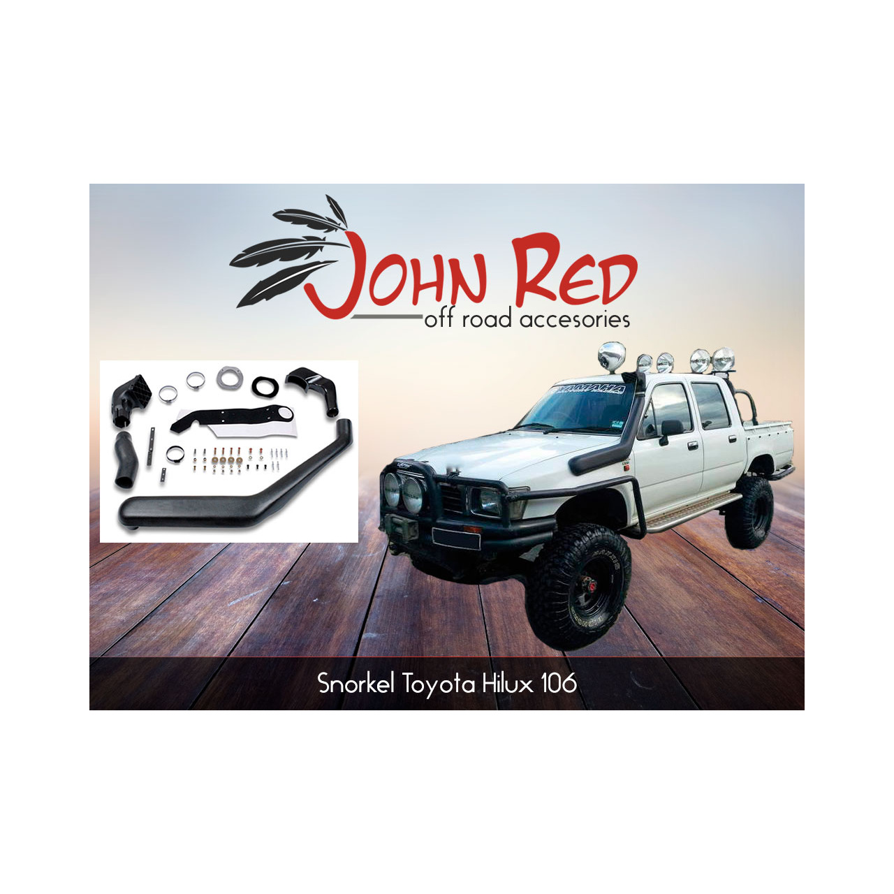 Snorkel Toyota Hilux 1989-1997 2.4 benzyna