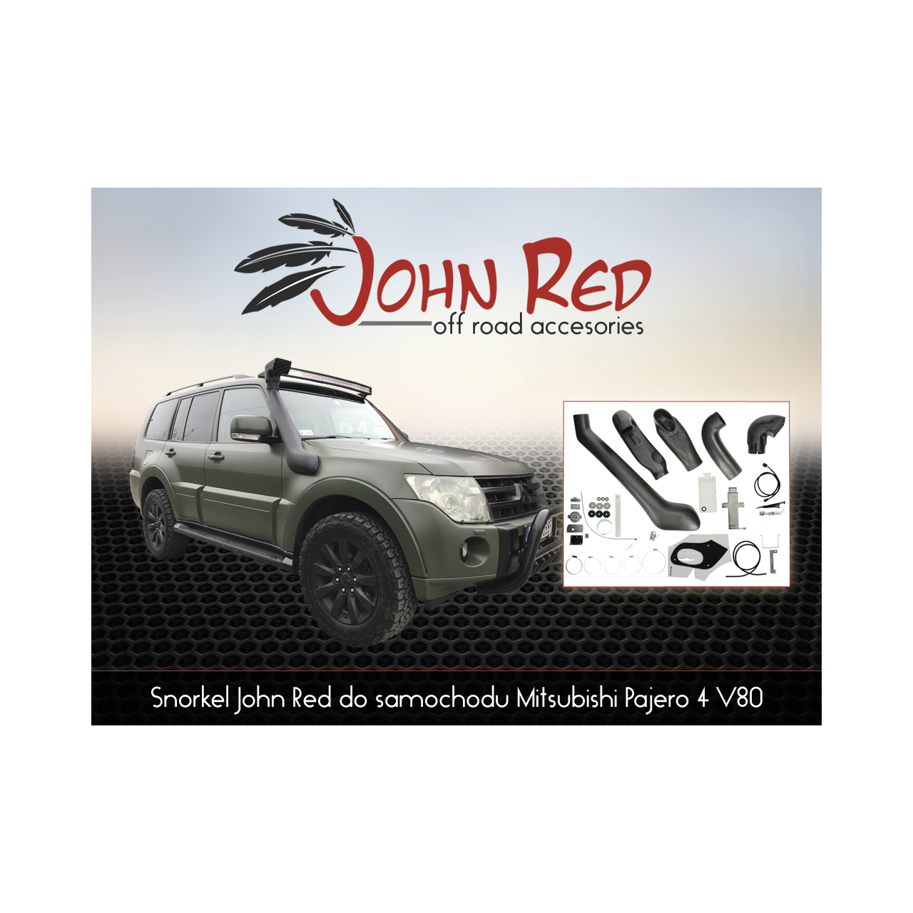 Snorkel Mitsubishi Pajero 4 v80 2006-2017