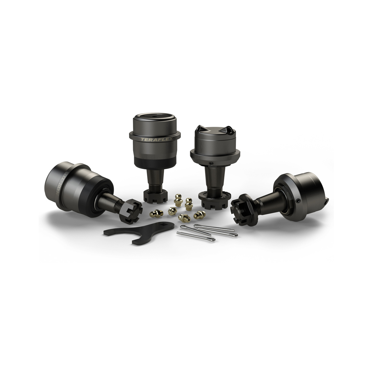 Zestaw sworzni zwrotnicy mostu Teraflex Jeep Wrangler JK 2/4 Drzwi