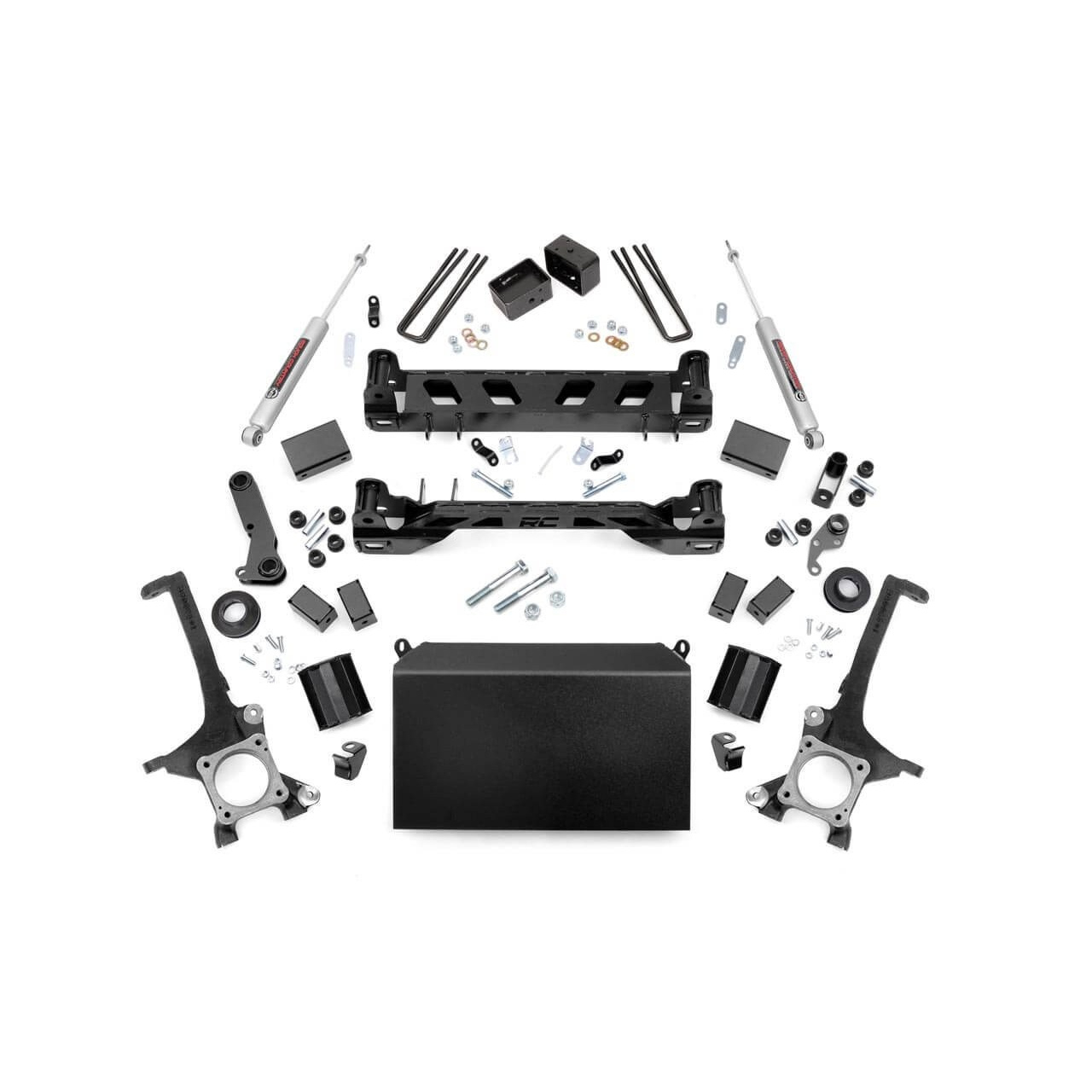 4 cale Rough Country Lift Kit Zawieszenia - Toyota Tundra 4WD 16+
