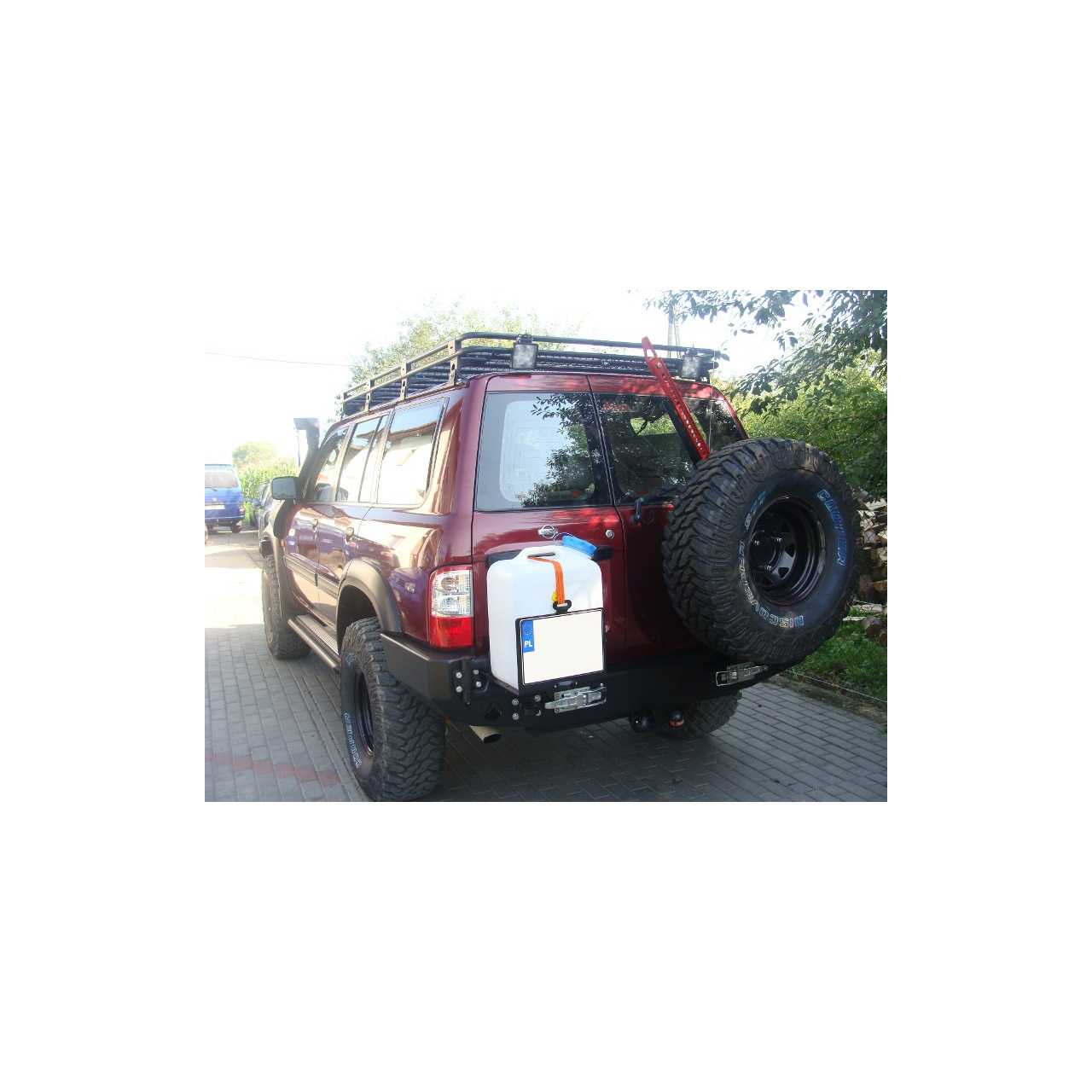 Zderzak tylny stalowy HD Land Rover Discovery I