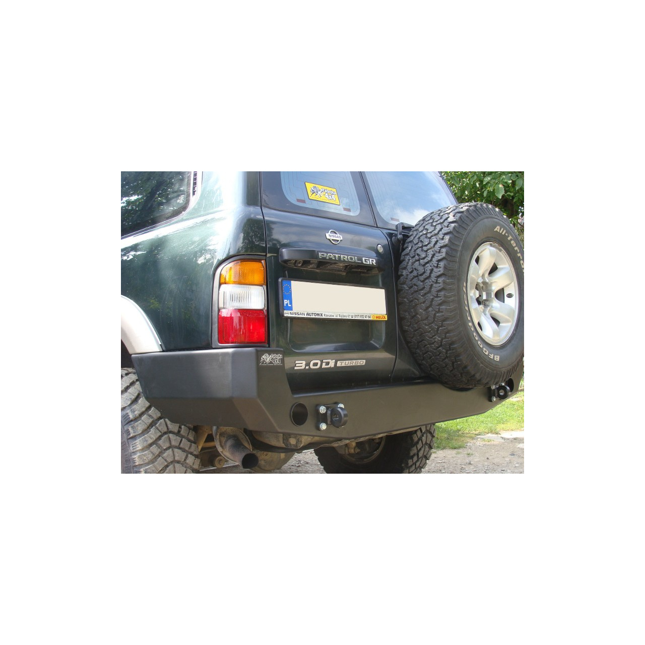 Zderzak tylny stalowy HD Land Rover Discovery I