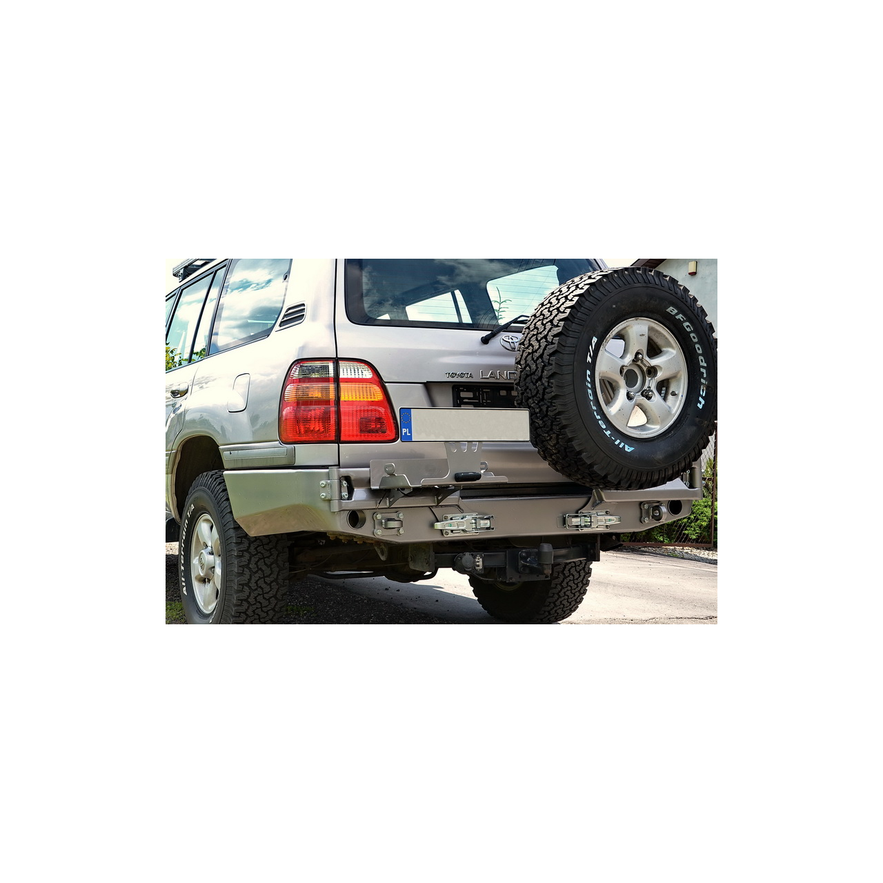 Zderzak tylny stalowy HD Land Rover Discovery I