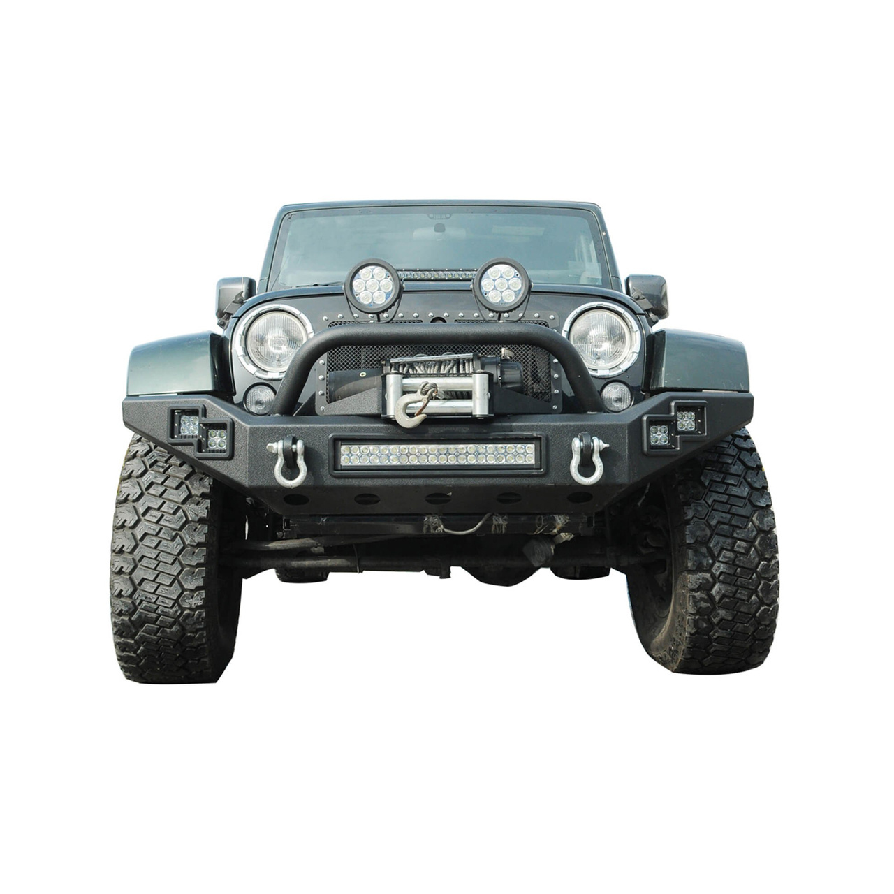 Zderzak przedni stal PARAMOUNT AUTOMOTIVE LP Jeep Wrangler JK JL