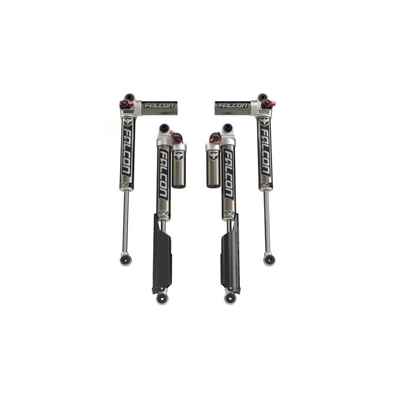 Zestaw amortyzatorów TeraFlex Falcon SP2 3.3 Fast Adjust Piggyback Benzyna Lift 0-1,5" - Jeep Wrangler JL