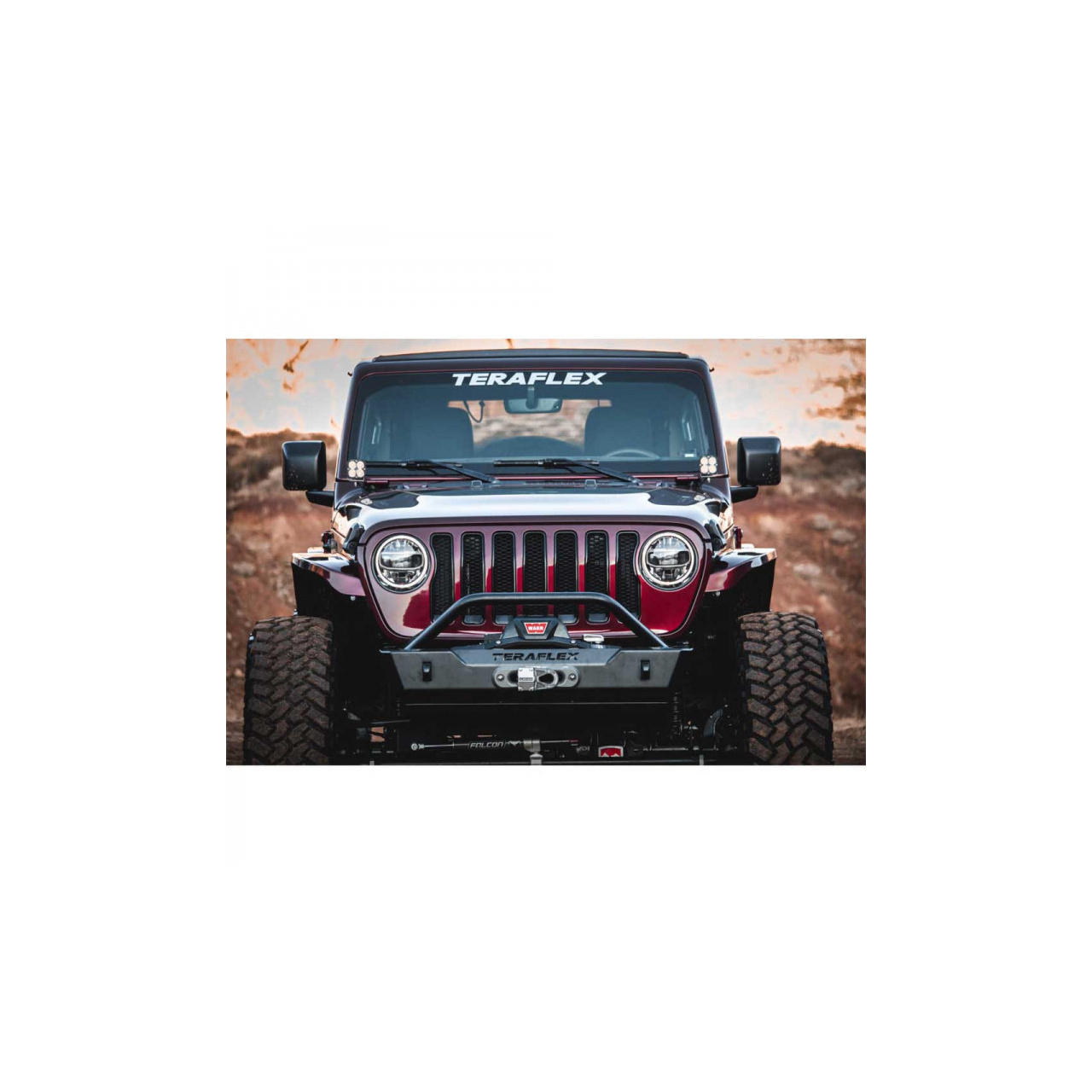 Zestaw amortyzatorów TeraFlex Falcon SP2 3.3 Fast Adjust Piggyback Benzyna Lift 0-1,5" - Jeep Wrangler JL
