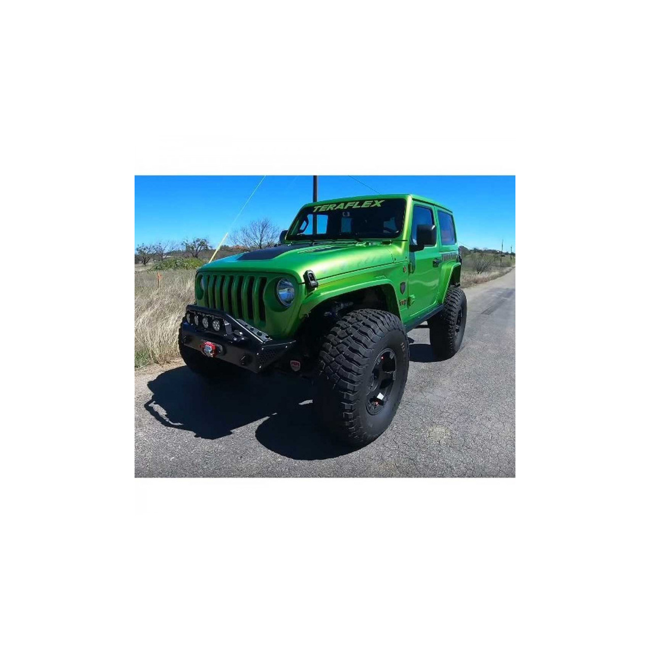 Zestaw hamulcowy z nacinanymi tarczami TeraFlex Delta 5x5" 5x127 Wrangler JL 2018+