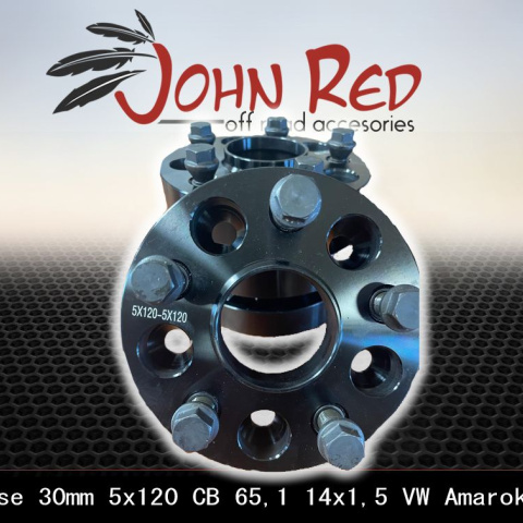 Dystanse aluminiowe 30mm 5x120 Volkswagen Amarok 14x1,5